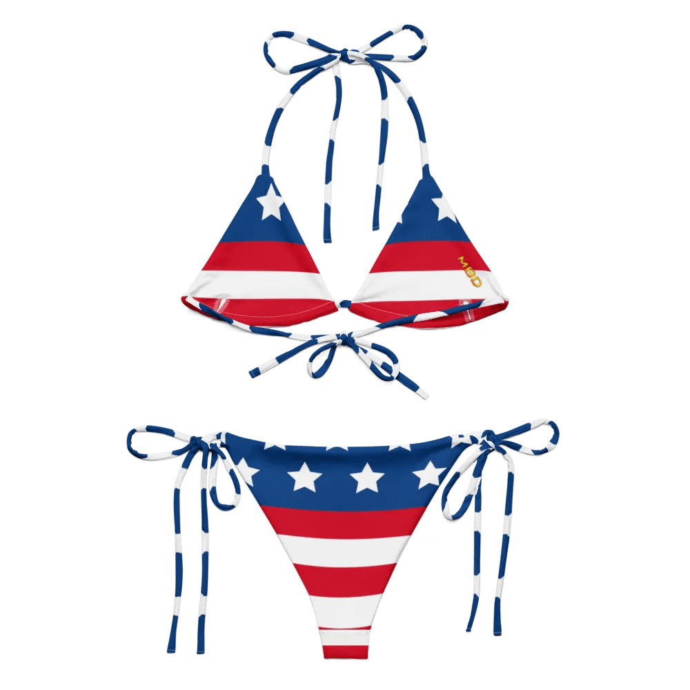 Stars & Stripes All-Over Bikini Set product image (3)