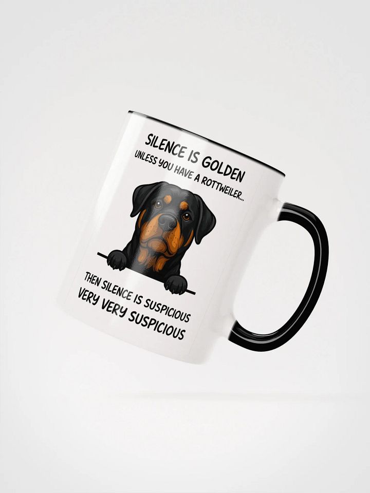 Rottweiler Suspicious Silence Ceramic Mug product image (12)