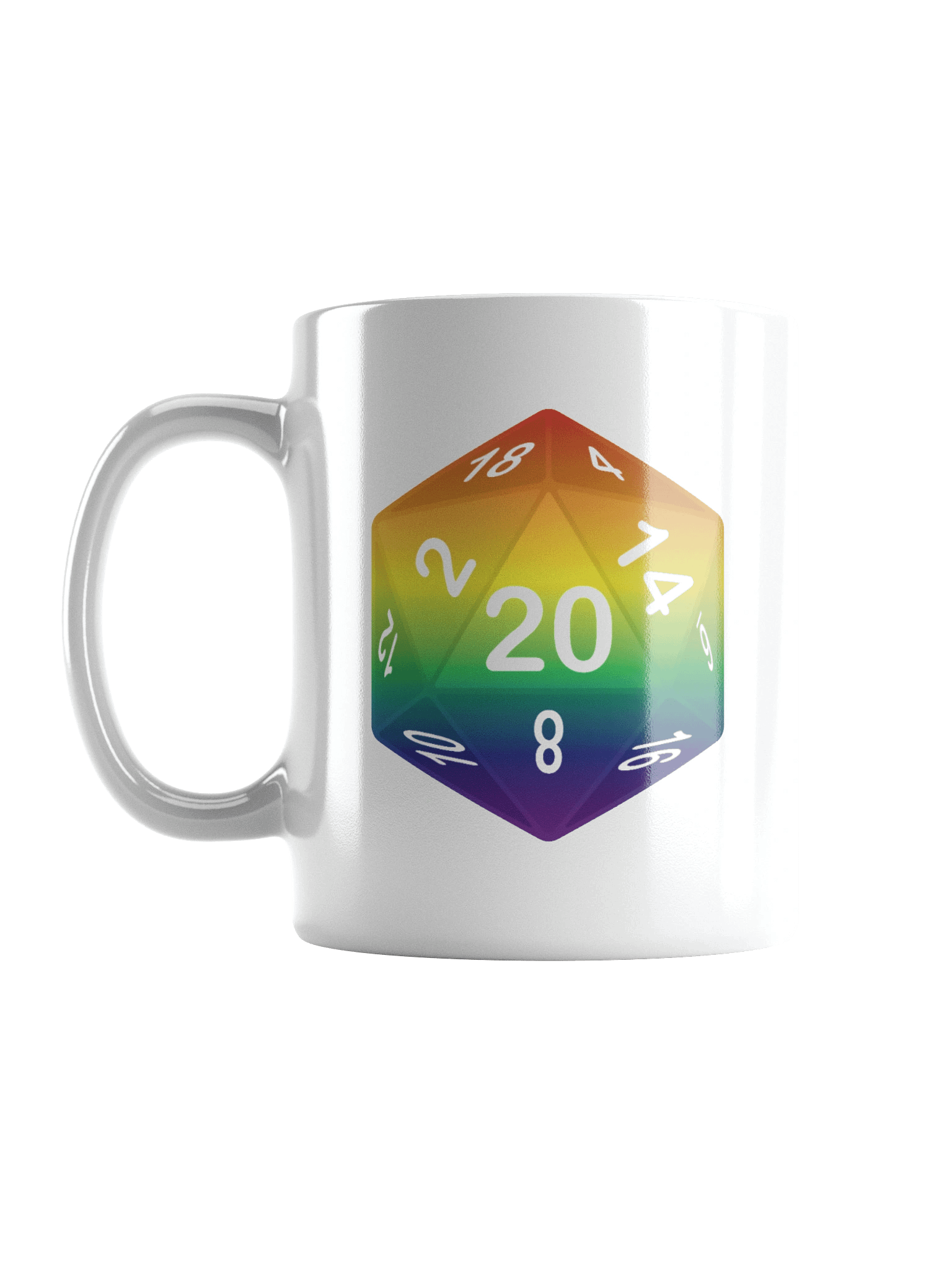 Rainbow Pride D20 Mug product image (16)