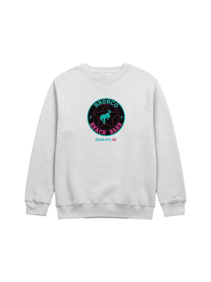 2025 Bronco Beach Bash Ocean City / Destination Bigfoot Bronco Collab Full Frontal/Full Send Sweatshirt (Multiple Colors Available) product image (1)