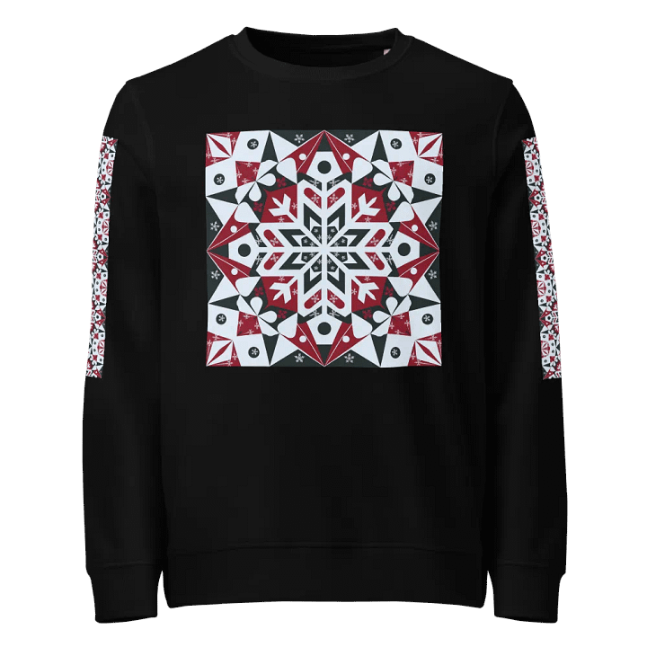 Kaleidoscopic Snowflake Unisex Sweatshirt product image (1)