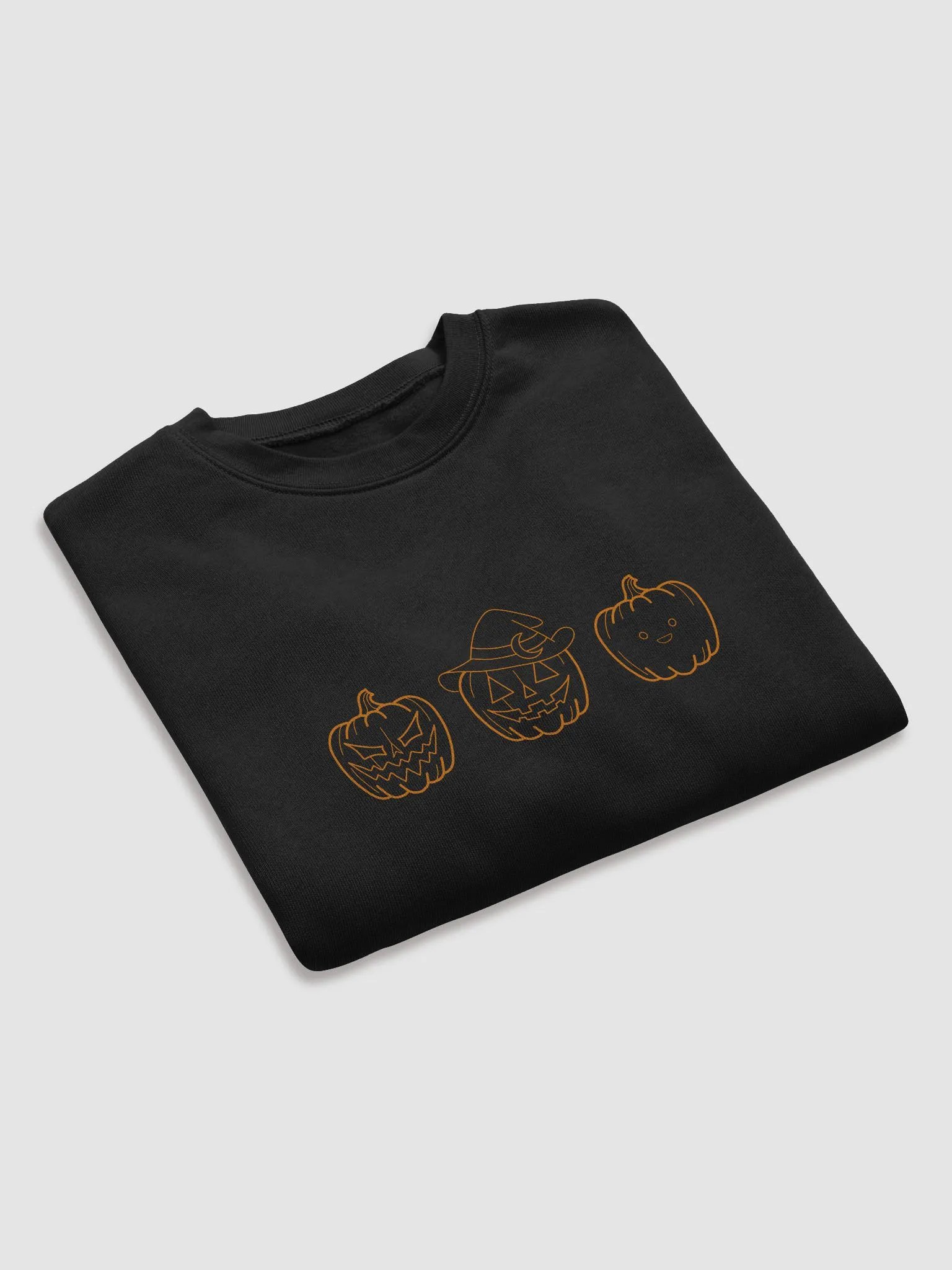 Trick or Treat Cropped Sweatshirt - Orange product image (7)