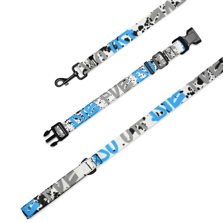 Paint Splatter Pet Collar & Leash Set product image (2)