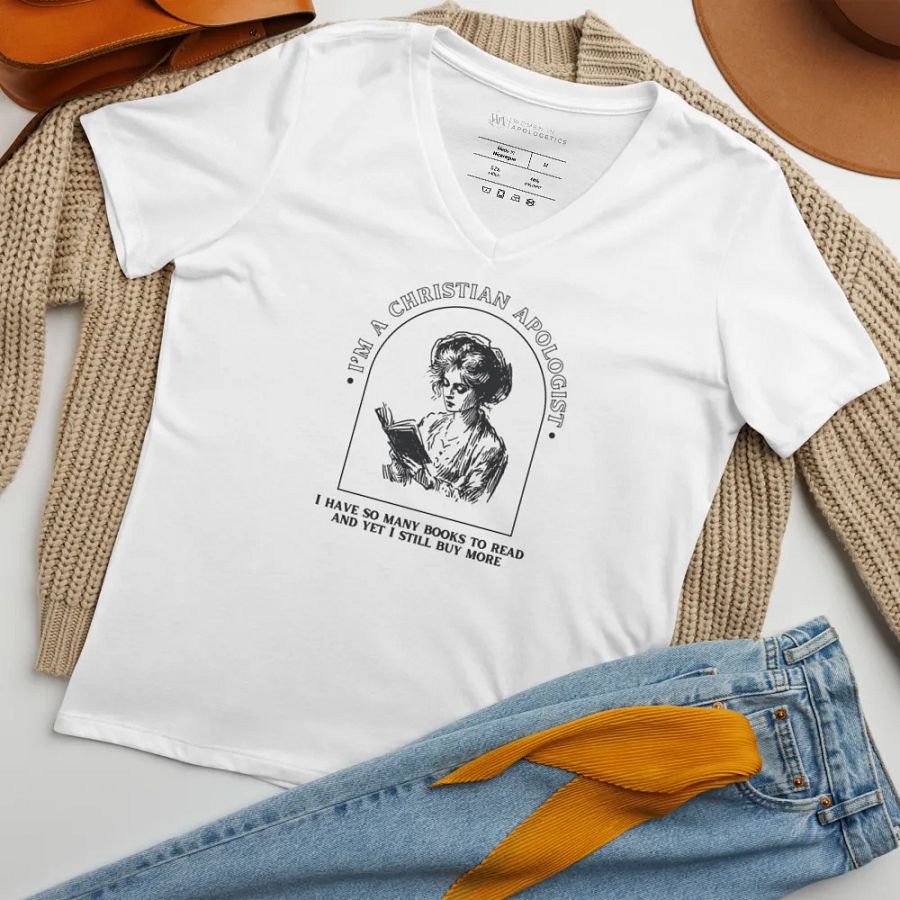 I'm a Christian Apologist Books V-Neck T-Shirt product image (29)
