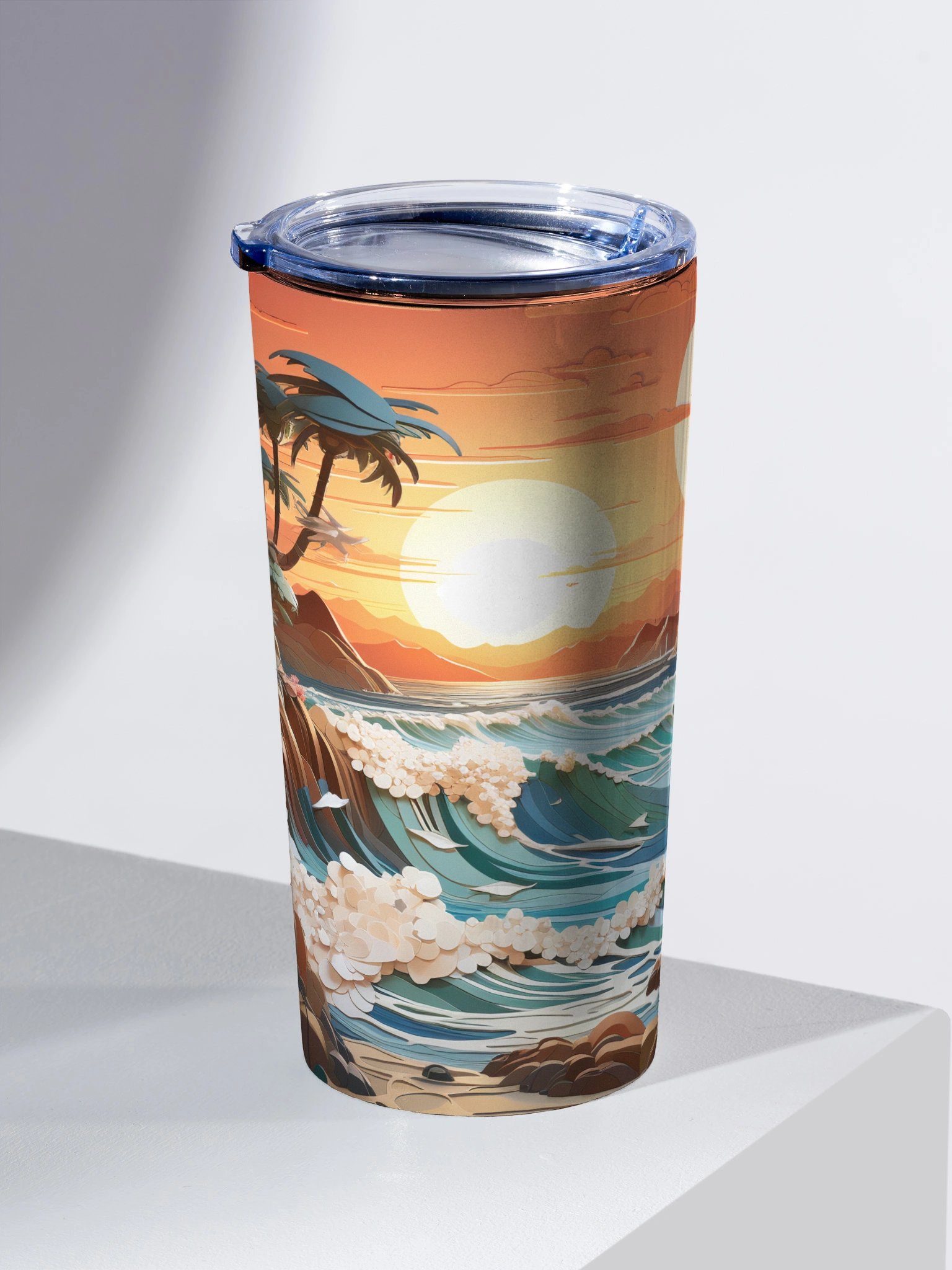 Celestial Sunset Stainless Steel Tumbler product image (2)