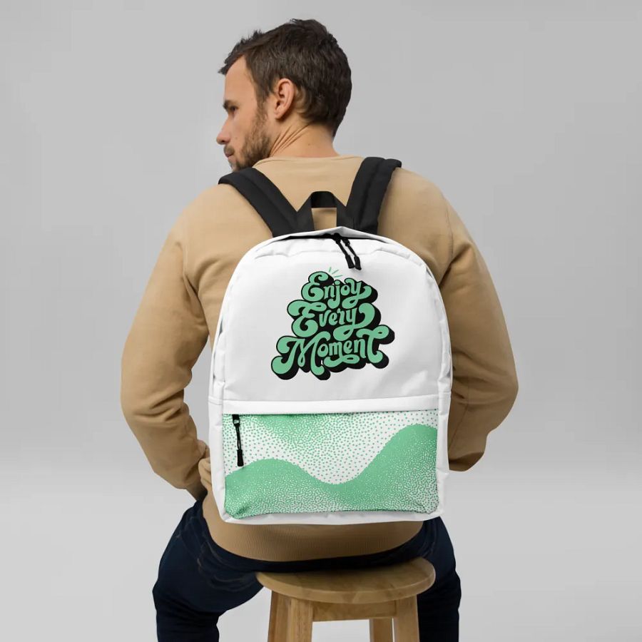 Enjoy Every Moment All-Over Print Backpack product image (9)