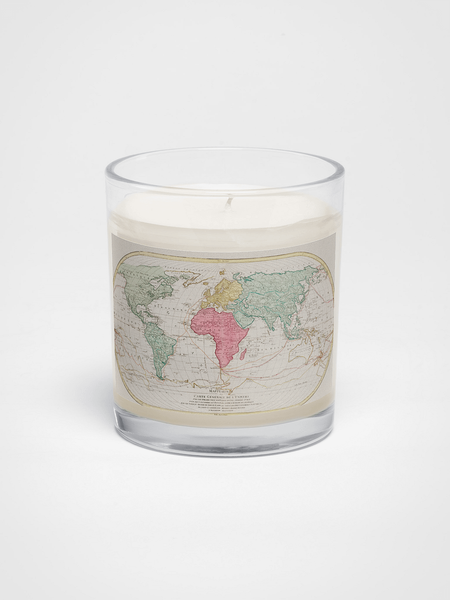 Vintage World Map Soy Wax Candle product image (1)