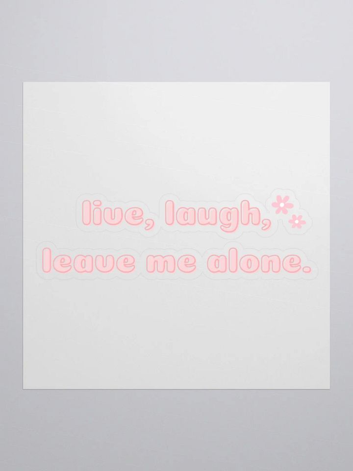 Leave me alone sticker product image (1)