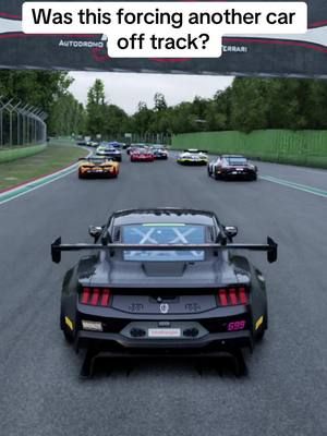 Was this forcing another car off track? #racingtiktok #simracinglife #gaming #assettocorsa #assettocorsacompetizione #fyp 