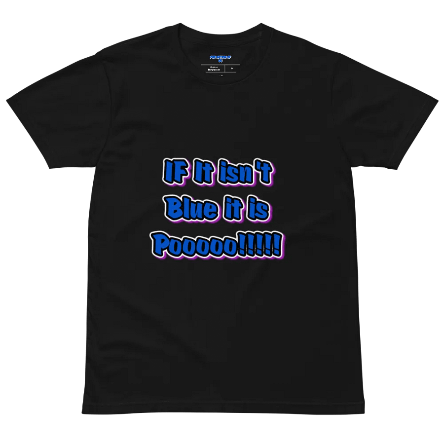 Blue Pooooo 3D Effect T-Shirt product image (2)