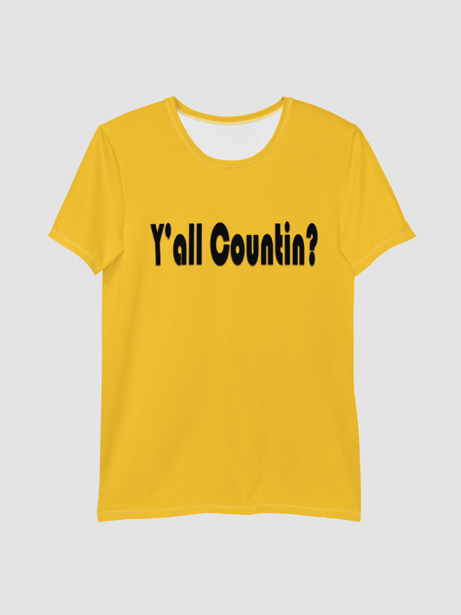 [Joshua Crawford] All-Over Print Athletic T-Shirt Sublicolor 103 ( Yellow ) product image (3)