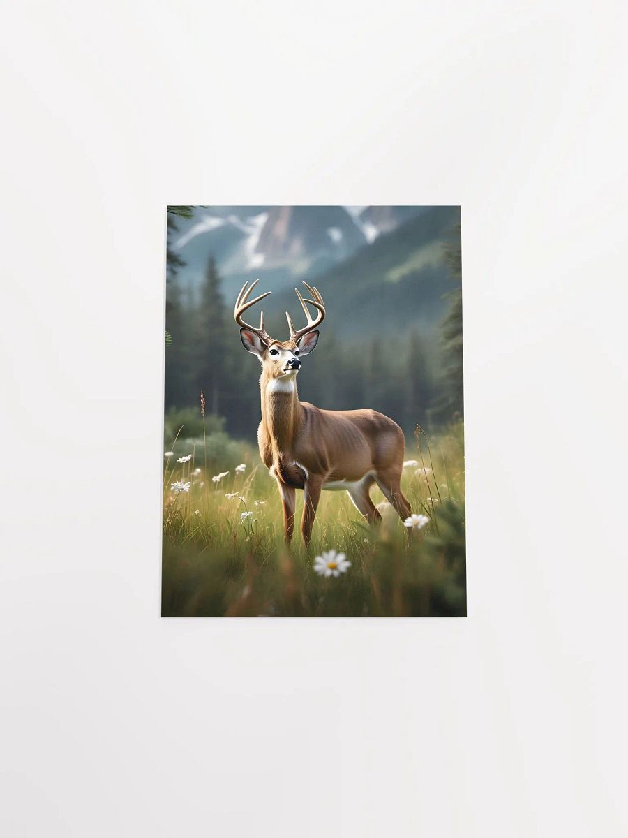 Majestic Buck Stands Guard Poster product image (4)