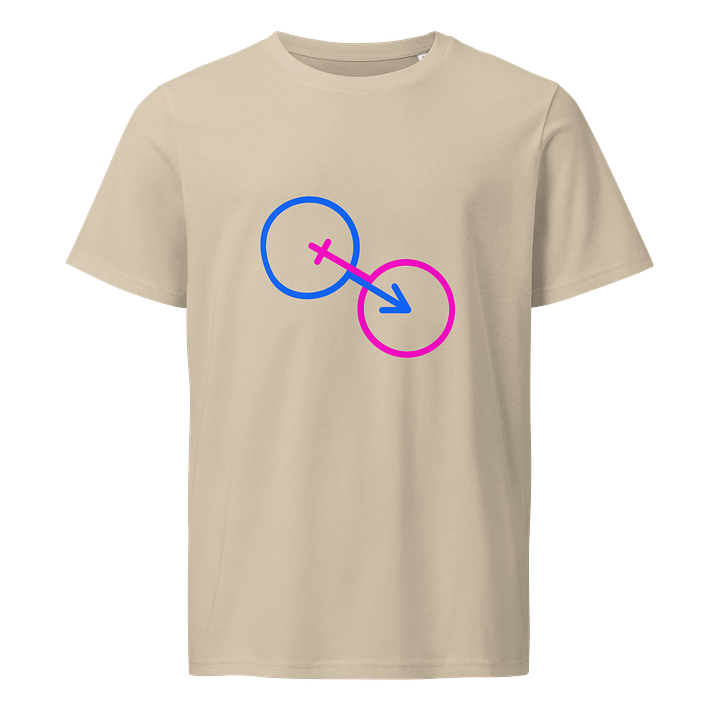 Male & Female Interlinked Symbol Unisex Organic Tee product image (1)