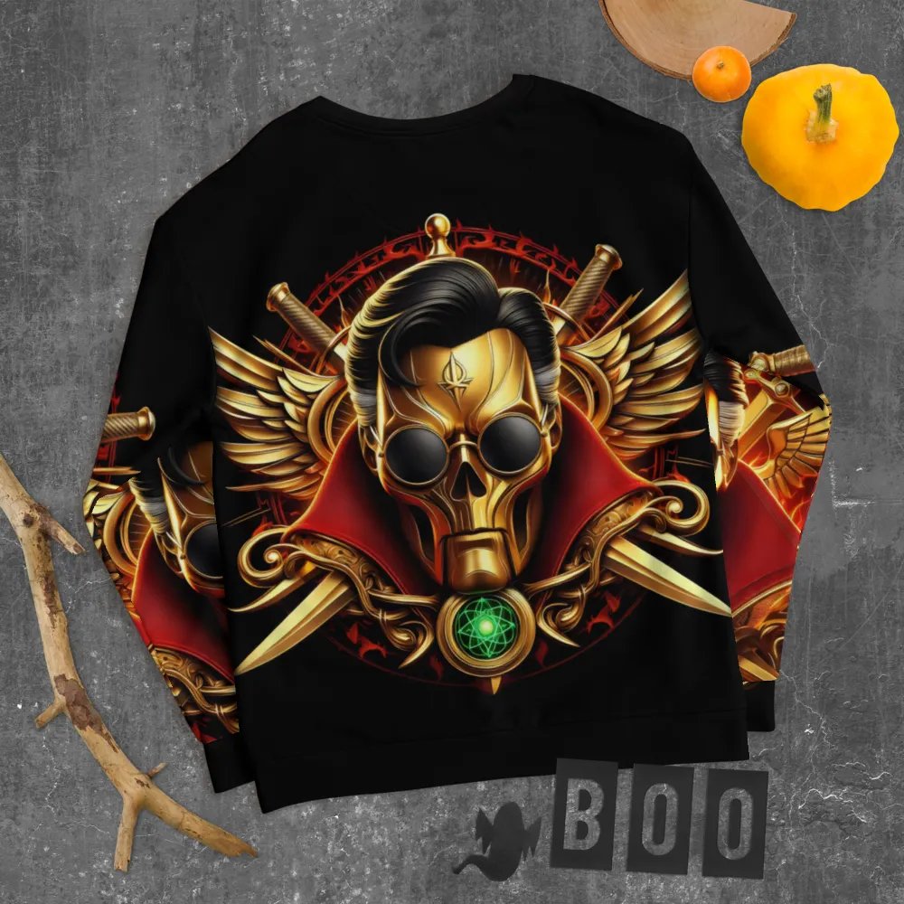 Silver Robot-Skull Face - Unisex Sweatshirt #41 product image (10)