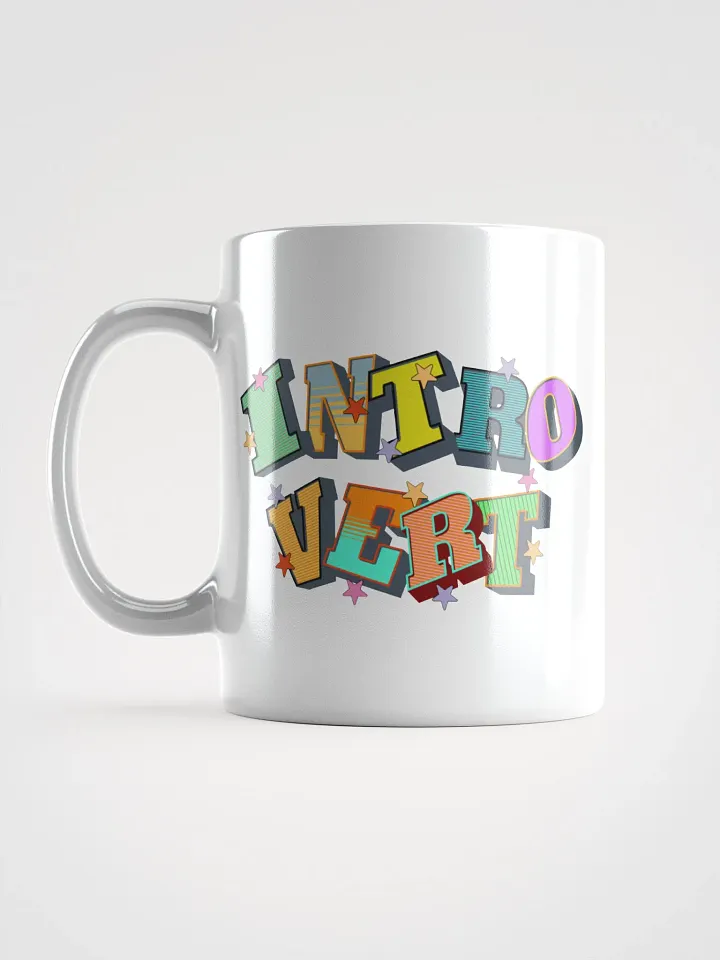 Introvert Block Letter Vibes Mug product image (1)