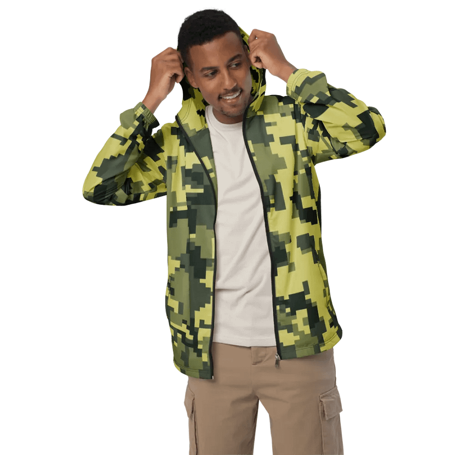 Phantom Camo Men's Windbreaker product image (5)