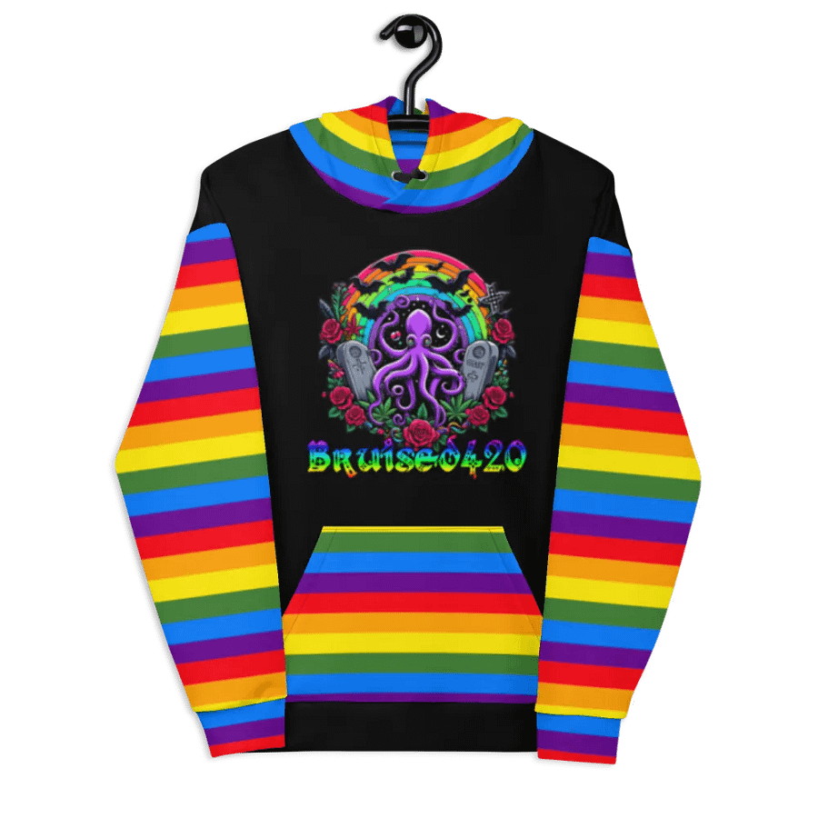 Gothic Octopus Dream All-Over Hoodie product image (4)
