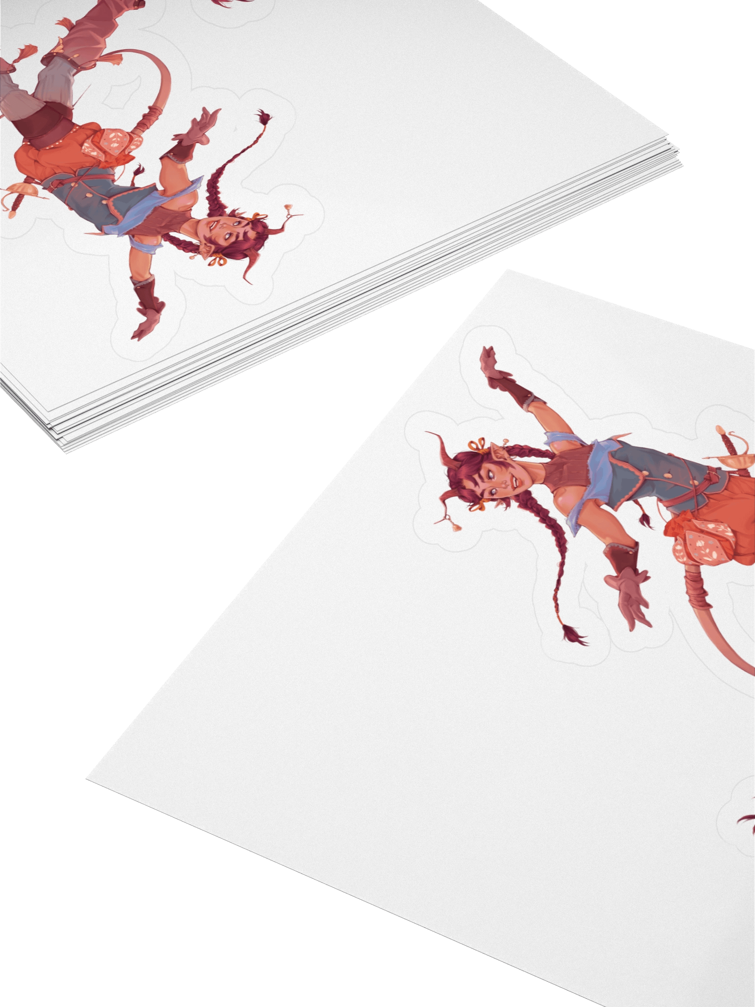 Joyful Tiefling Sticker product image (4)