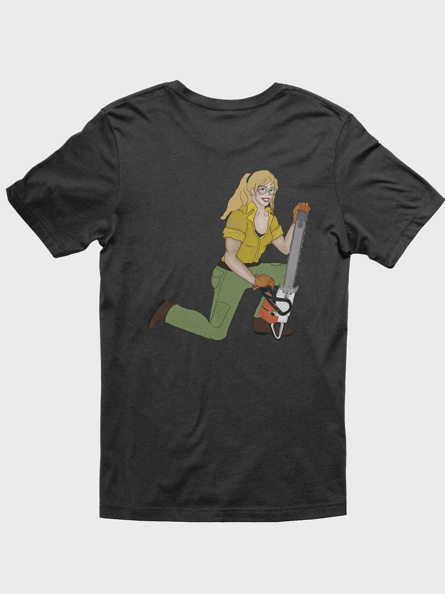 Blonde Chainsaw Pinup Unisex T-Shirt product image (3)