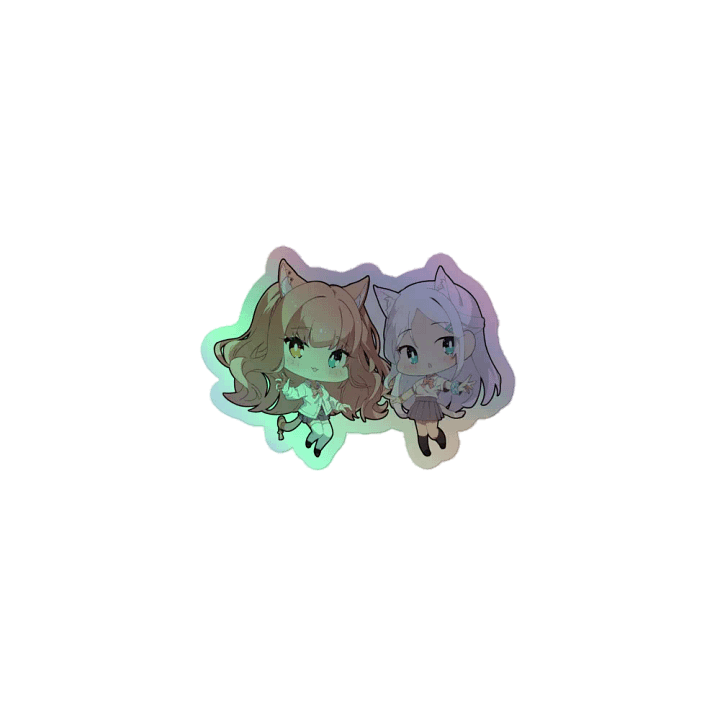 Peach x Morii Holographic Sticker product image (1)