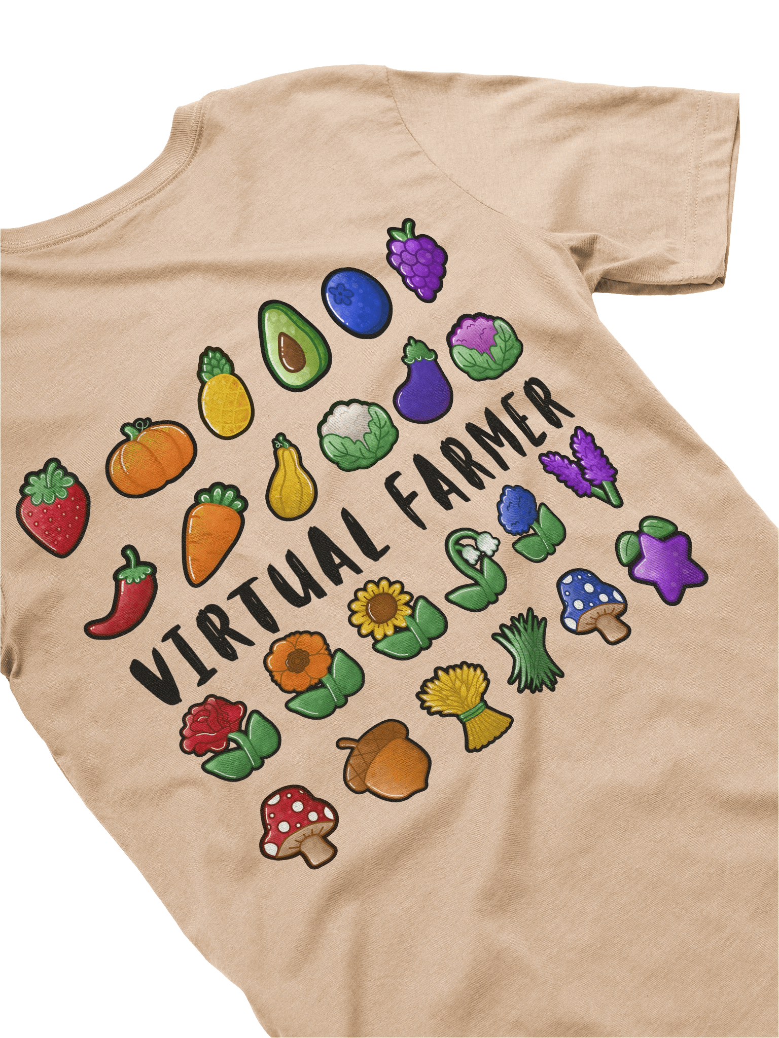 Virtual Farmer Tee - Black Text product image (1)
