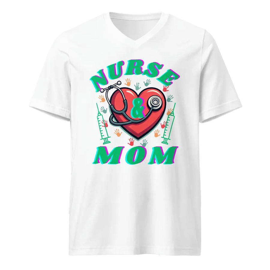 Nurse & Mom Heartfelt Tee product image (5)