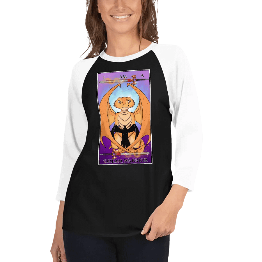 Day of the Dragon Tarot Card Baseball Long Sleeve Shirt product image (14)