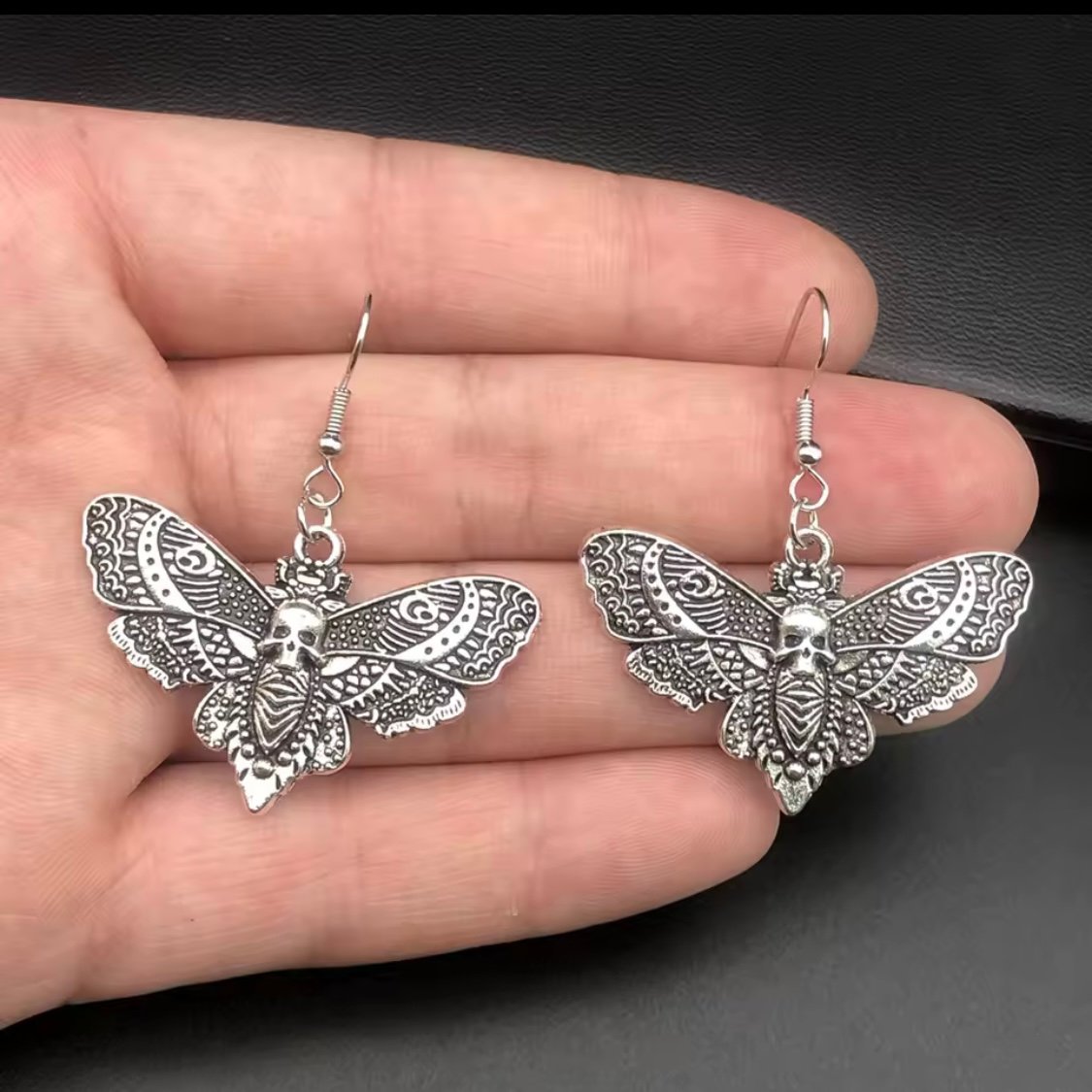 Death Moth Earrings [PRE-ORDER ONLY] product image (2)