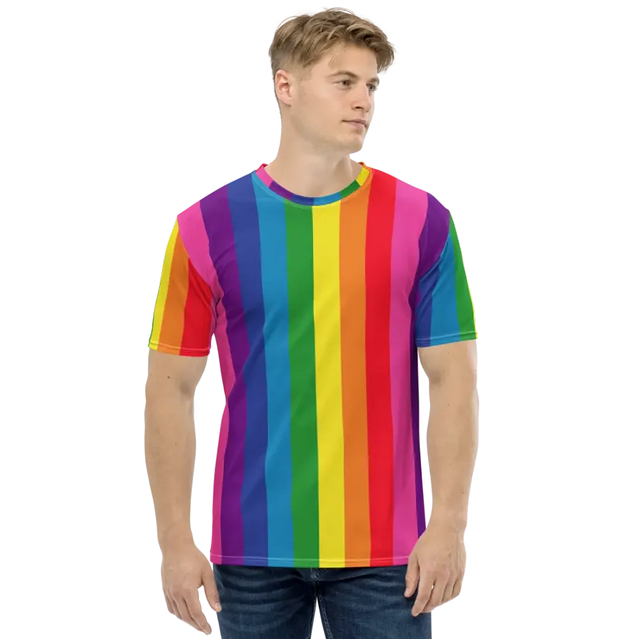 1978 Rainbow Pride Flag = 8-Color - All-Over Print Shirt product image (7)