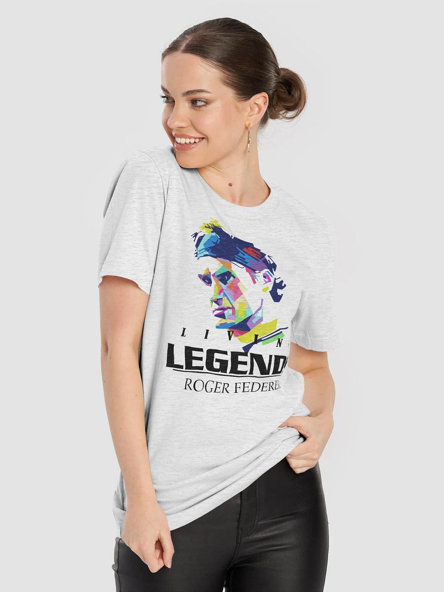 Living Legend Roger Federrer Geometric Portrait T-Shirt product image (50)