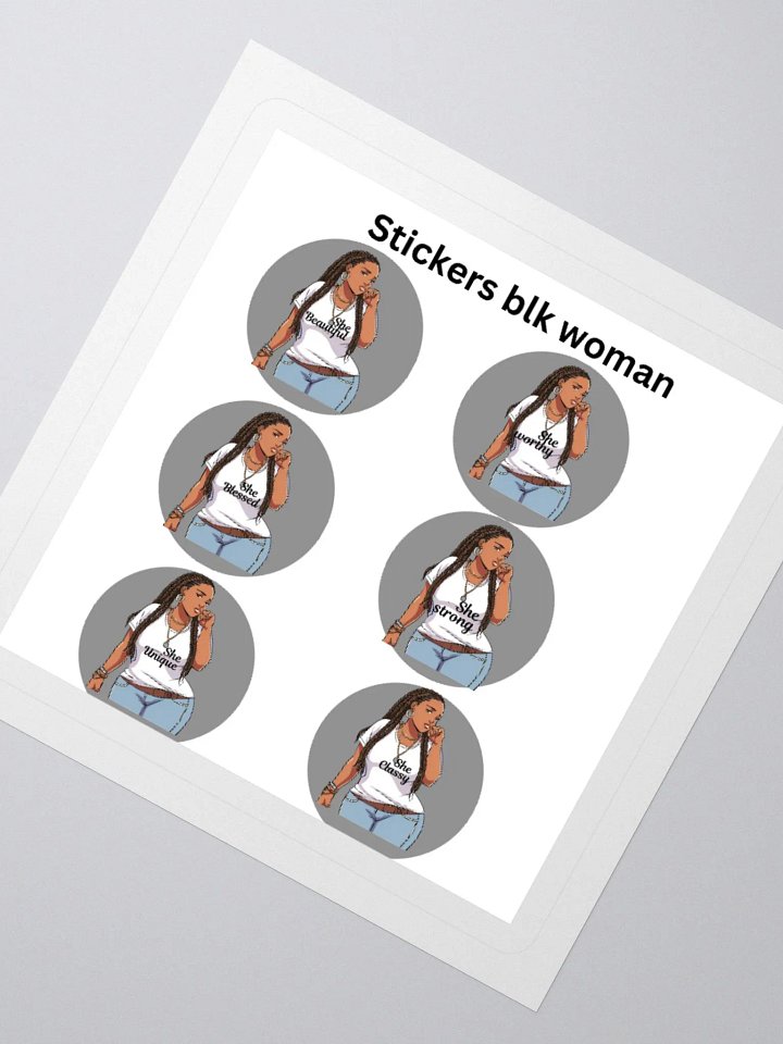 Creative blk women stickers product image (8)