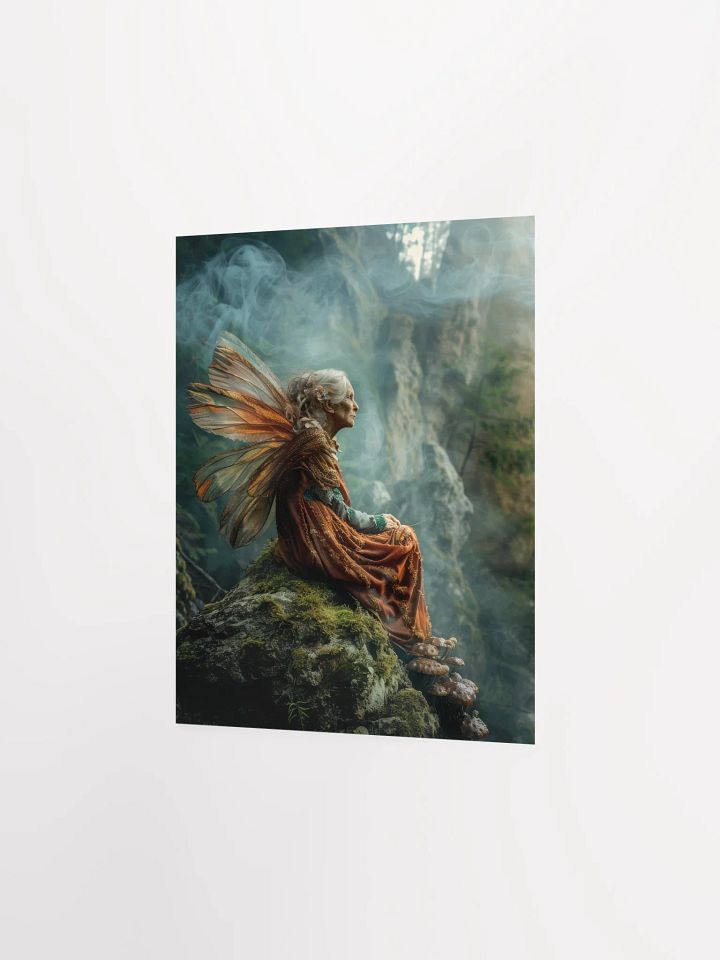 Elder fairy on a rock - Poster product image (9)
