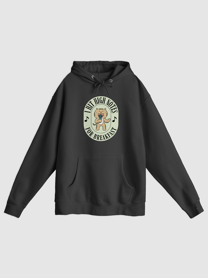 I Hit High Notes For Breakfast - Funny Hoodie For Singers product image (2)