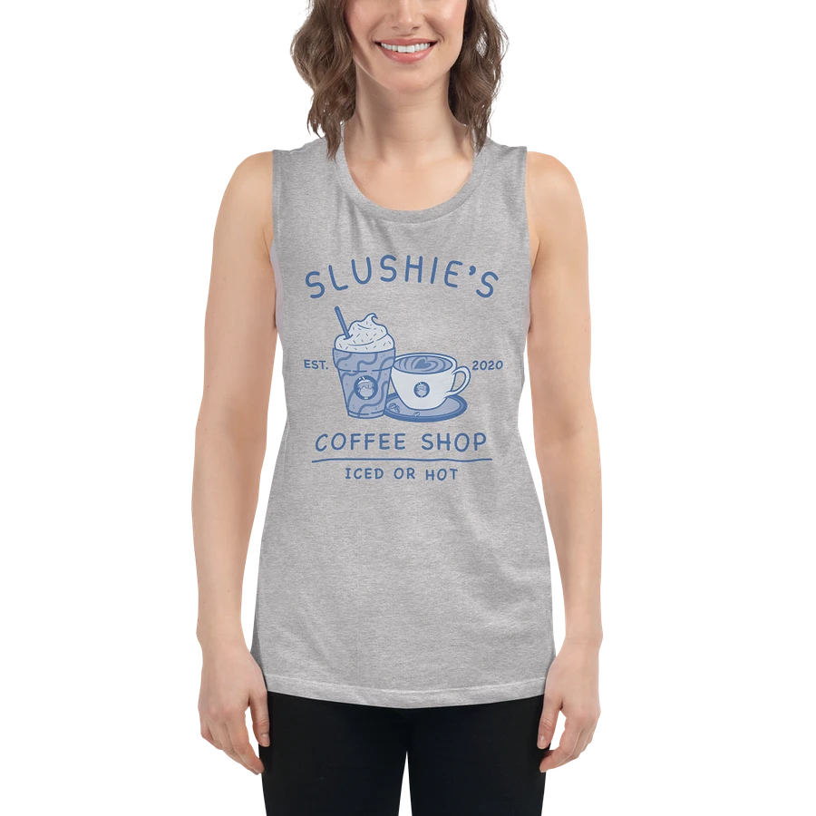 Slushie's Coffee Shop (Blue) | Women's Muscle Tank product image (5)