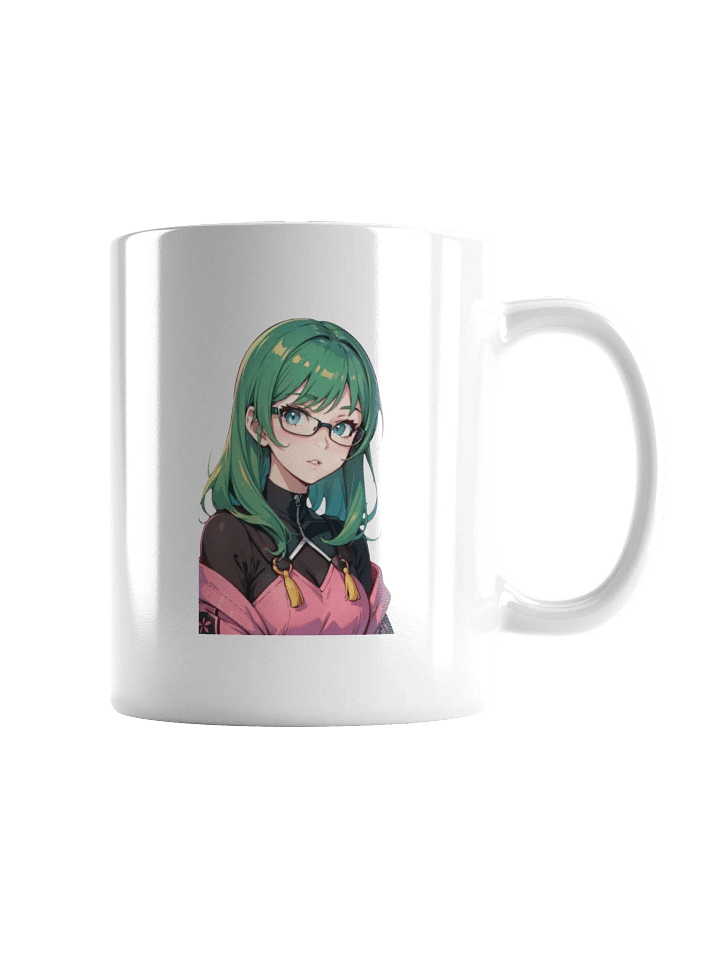 (GREEN WAIFU) K White Mug product image (1)