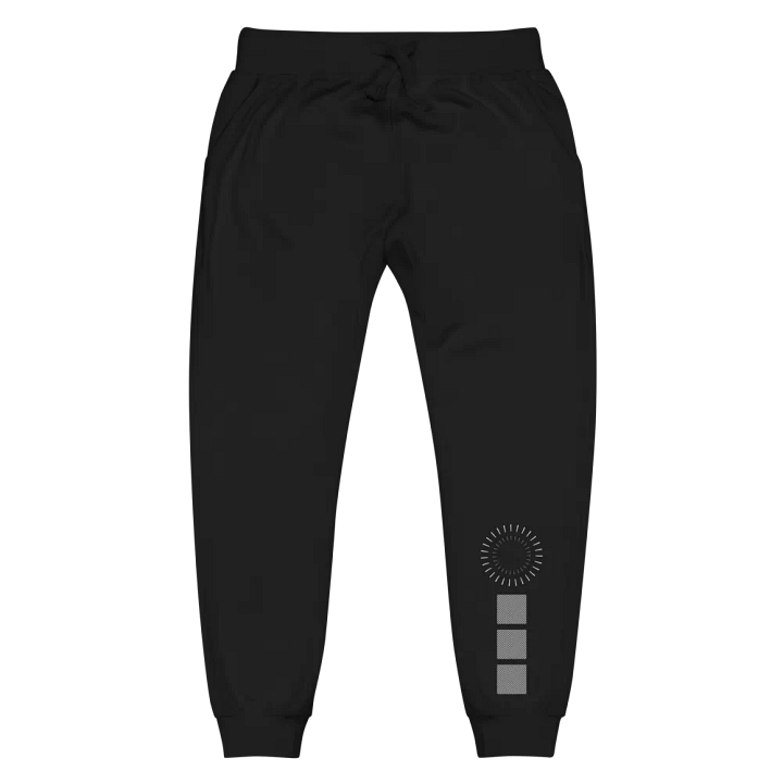 Squares and Circle Unisex Fleece Joggers product image (1)