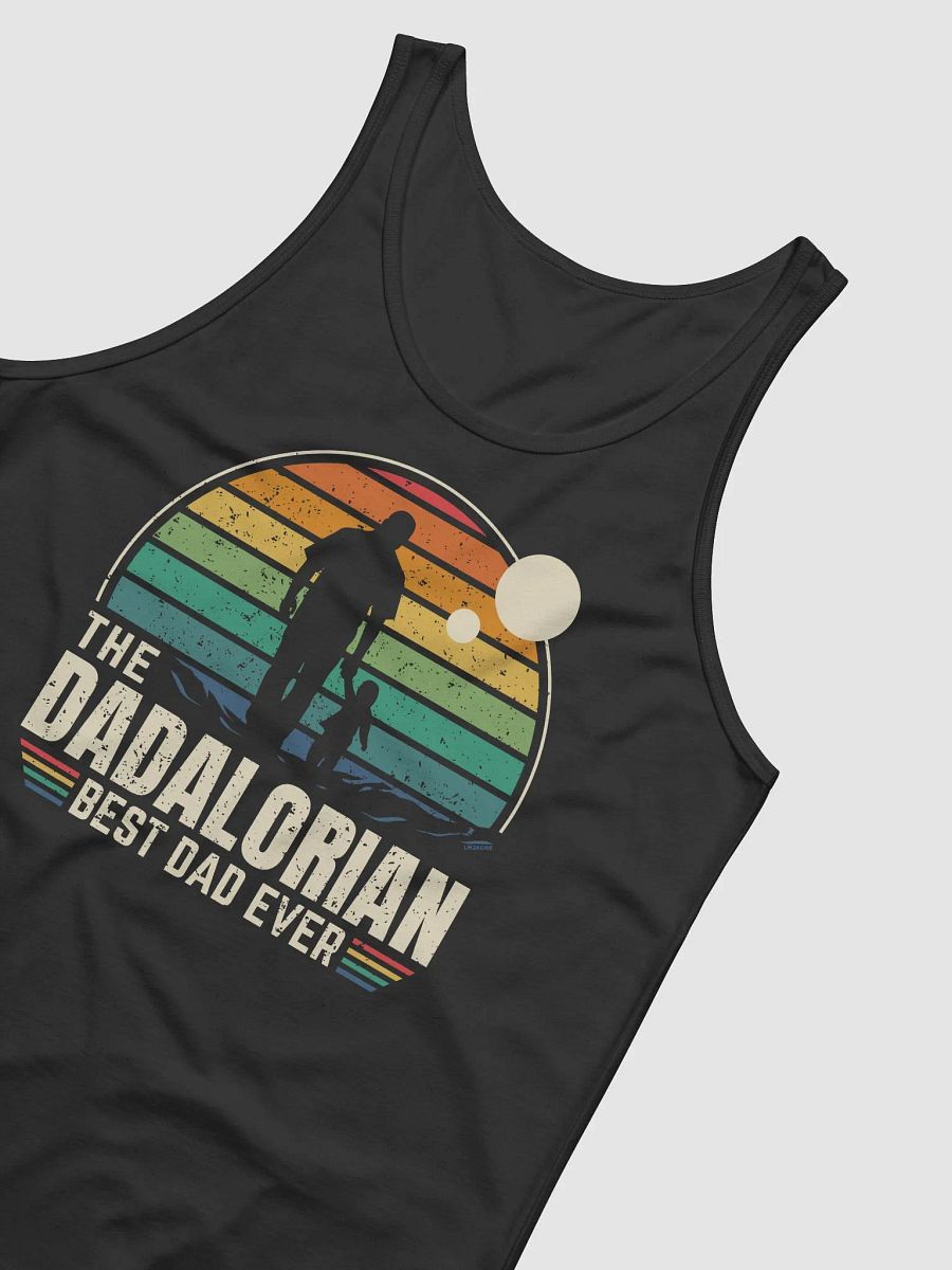 Sunset Dadalorian Best Dad Ever - Tank Duplex printing product image (1)