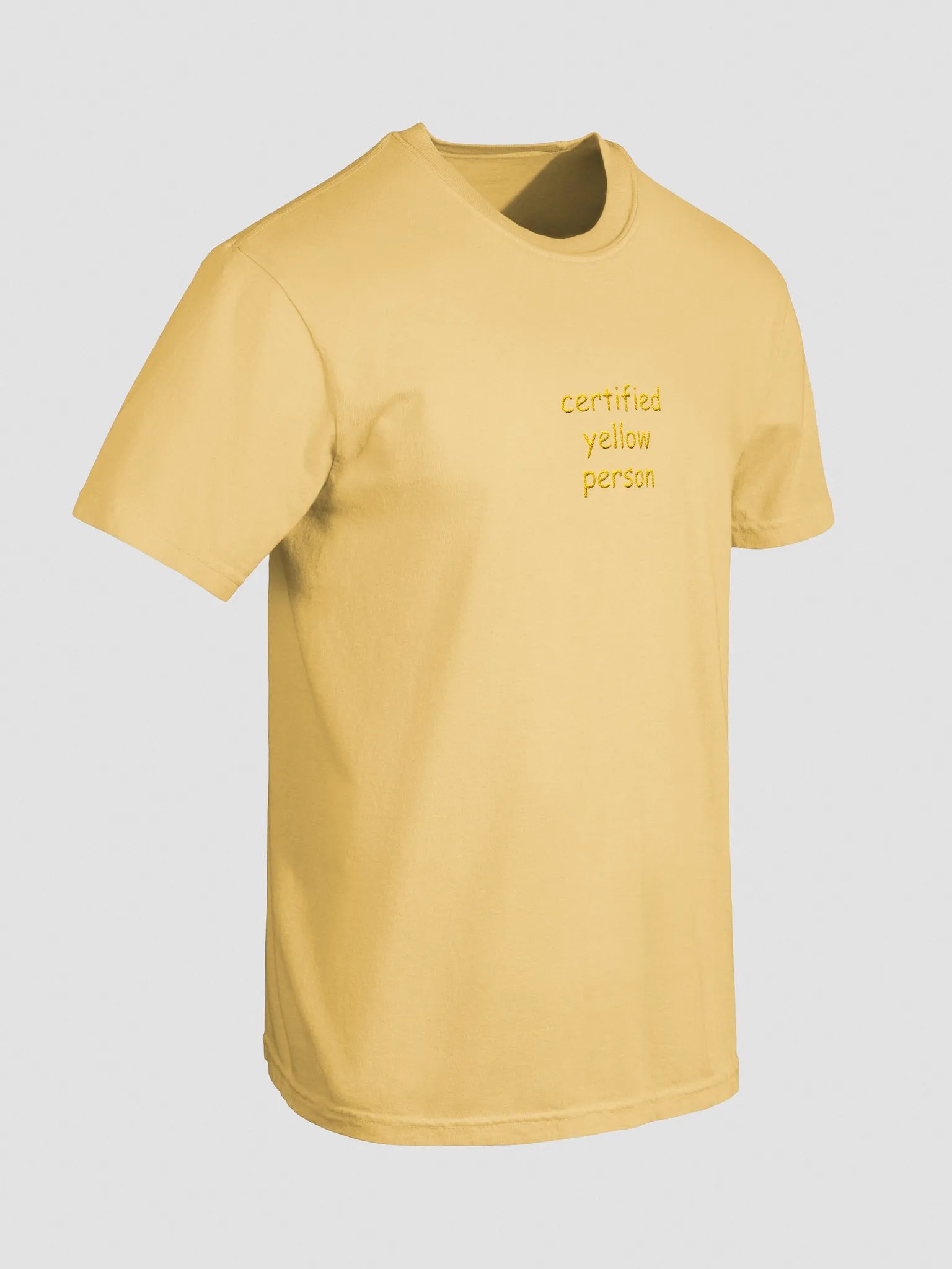 Certified Yellow Person Tee product image (2)