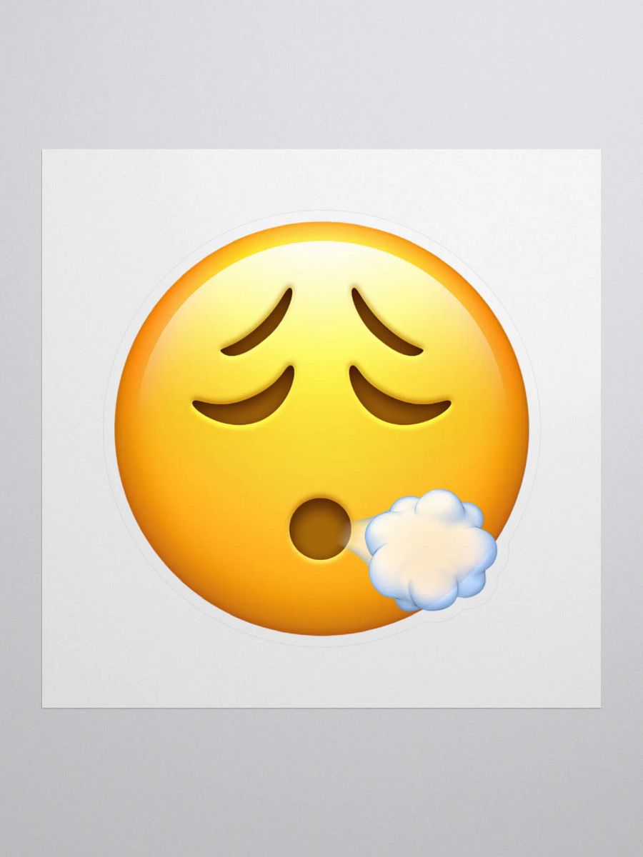 Cool Emoji with a blow sticker set . product image (2)