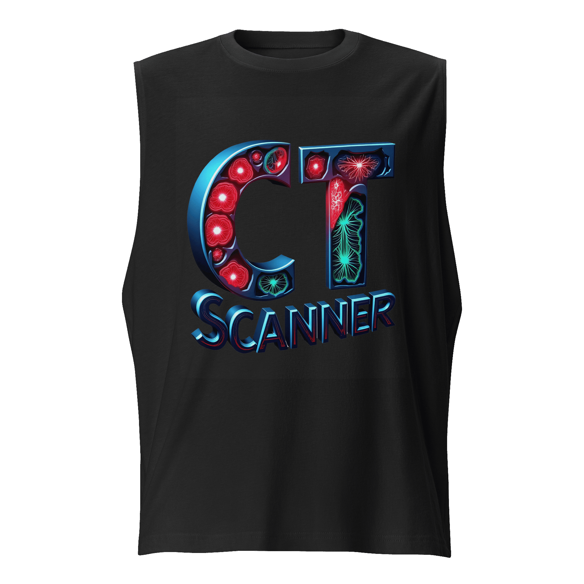 Vibrant CT Scanner Muscle Tank product image (1)
