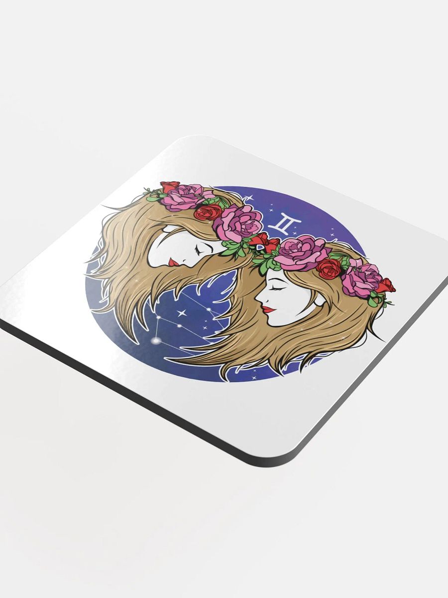 Gemini Floral Faces Coasters Set product image (4)