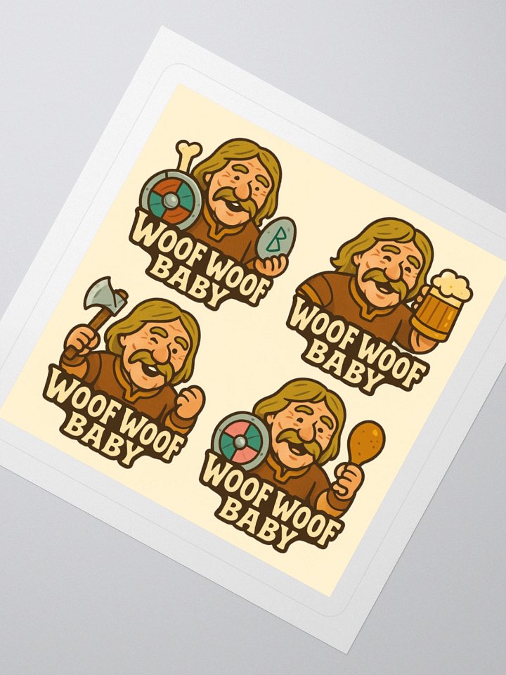 Egil Thorsson Woof Woof Baby Stickers product image (5)