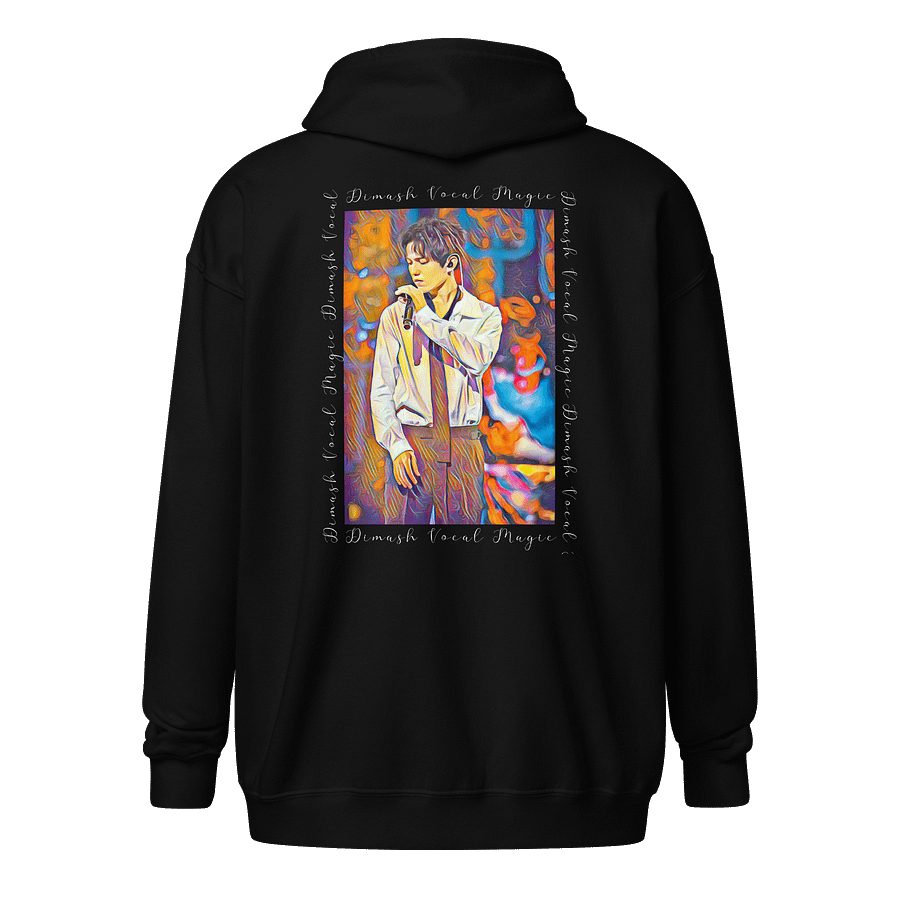 Singer From Kazakhstan Zippered Gildan Unisex Hoodie product image (1)