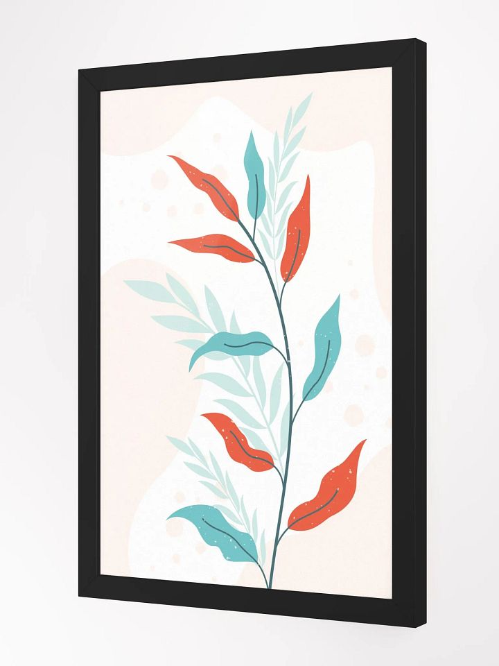 Chromatic Flora Framed Matte Poster product image (8)