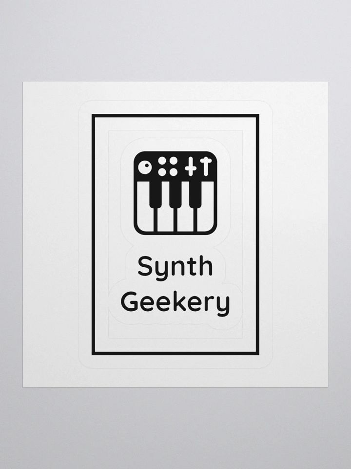 Synth Geekery stickers product image (2)