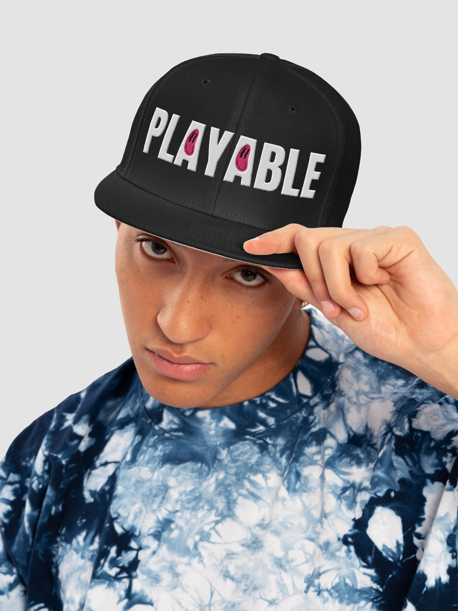 Playable Smiley Snapback product image (5)