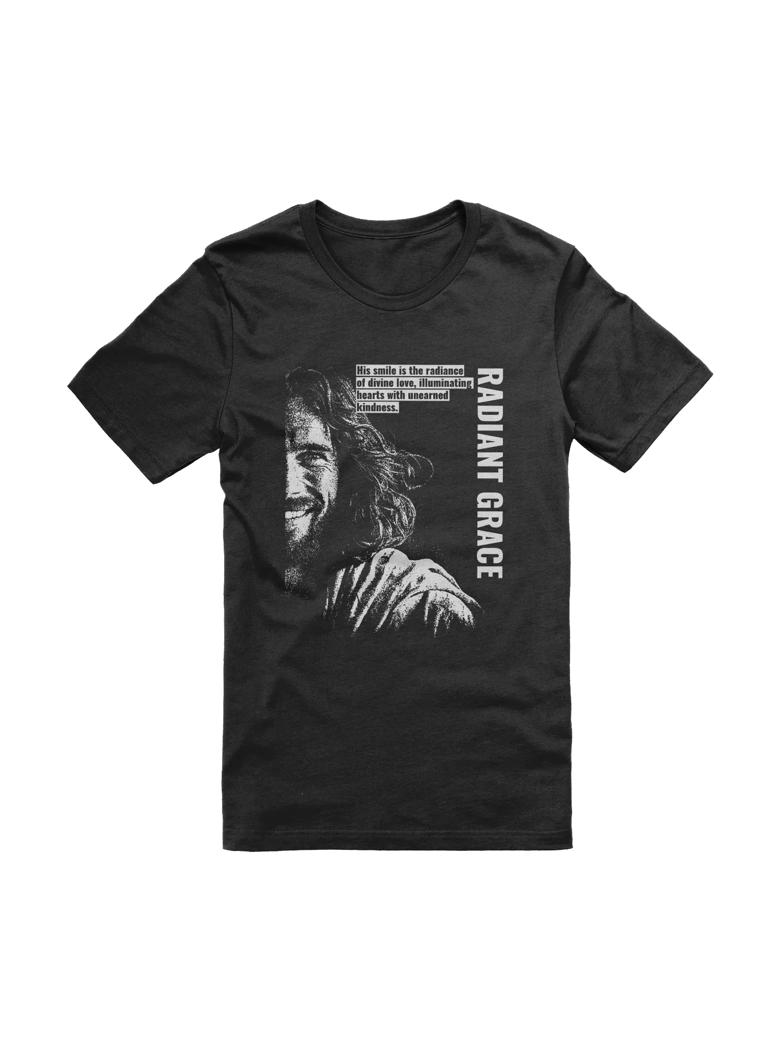 Jesus Christ Radiant Grace Shirt – For God So Loved the World, Divine Love, Christian Faith Tee product image (1)