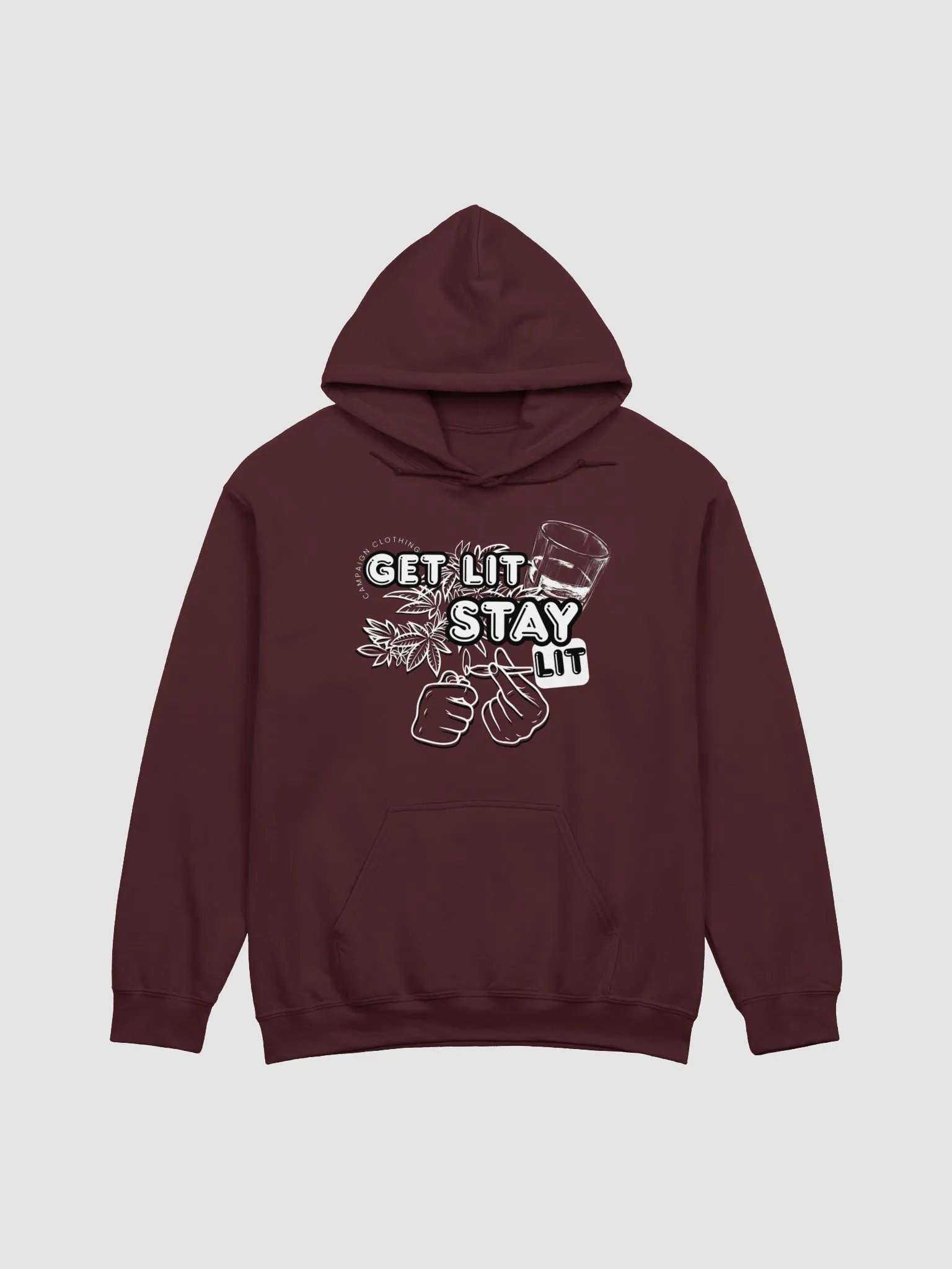 [Stoner's Haven] Stay Lit Hoodie product image (1)