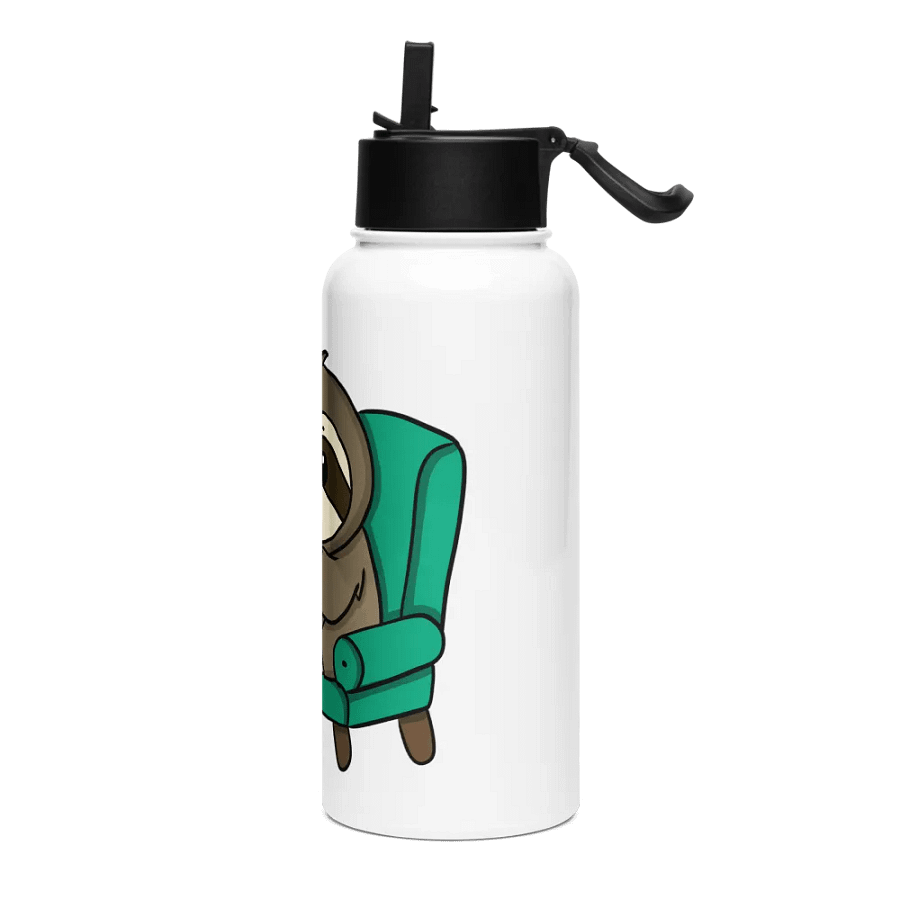 Stainless Steel Water bottle With Straw - Eating product image (3)