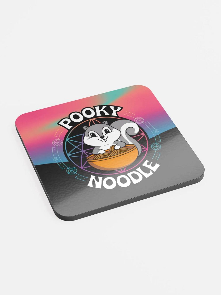 Coaster or micro art piece: Pooky Noodle Sacred Geo product image (2)